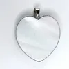 HOPEARL Gioielli Ciondolo a forma di cuore semplice per la creazione di collane Abalone Paua Conchiglia di mare Cabochon intarsiato 6 pezzi284r
