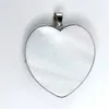 HOPEARL Sieraden Eenvoudige Hart Hanger Charme voor Ketting Maken Abalone Paua Zee Shell Cabochon Ingelegd 6 Pieces284r