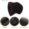 Seat Cushions Breathable Car Seat Headrest Neck Pillow Auto Car Seat Pillow Memory Foam Head Support Neck Rest Protector Automobiles Q231019