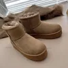 Классические мини-зимние сапоги, австралийские женские ботинки на платформе, зимние ботинки Tazz из овчины, теплые ботинки Tazz