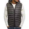 Mens Tank Tops Autumn Winter Vest Puffer Jackets Fashion Sleeveless Slim Fit Men Cotton Down Jacket Casual Waistcoat 231017
