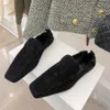 Schoenen dames Eenvoudige mode Suède loafers Platte schoenen Casual bootschoenen Luxe designer nette schoenen Fabrieksschoeisel