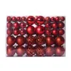 Autres fournitures de fête d'événement 100pcs boule de Noël incassable arbre de Noël décoratif ornements de boule durable pratique de haute qualité 231017