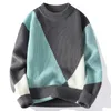 Maglioni da uomo Pull Homme 2023 Inverno Grado superiore di lusso Bello Pullover da uomo Coreano Harajuku Mens Natale spesso maglione caldo Uomo