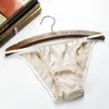 Nieuwe pure zijden slipje sexy dames 100% moerbeizijde verstelbare bikini 201112275e