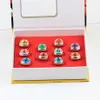 10Pcs Naruto Rings Akatsuki Uchiha Itachi Orochimaru member's Ring Set in box Props Gift 210310269O