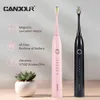 Toothbrush CANDOUR CD5166 Electric USB Charge Rechargeable Sonic Tooth brush For Adult Replacement Brush Head with 16 231017