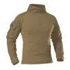 Chemises décontractées pour hommes Camouflage Softair US Army Combat Uniforme Chemise militaire Cargo CP Multicam Paintball Tactique Séchage rapide