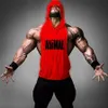 MarchWind Brand Gym Clothing Fitness Tops Men Cotton Tanktop Hooded Mens Bodybuilding Stringer