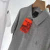 Mens Polos Camisas Homens Tees Múltiplas Cores Lapela Mangas Curtas Carta Bordado Painéis Business Casual Algodão Respirável Casual T-Shirts