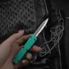 MICRO TECH MINI Bounty Hunter Automatic Knife 2.40" Blade Aviation Aluminum Handle Camping Outdoor Tactical Combat Self-defense Tool EDC Pocket Knives BM 3400 4600