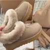 مصممة نساء تسمان Slippers Australia Winter Tazz Boots Soft Sefet Sheepes Chestnut Chostnut Seed Seed Black Mini Wool Boot