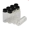 Bottiglie in barattolo di vetro con tappo in alluminio Liquido nero vuoto 5 ml 6 ml 7 ml 10 ml 14 ml Artigianato 100 pezzi buona quantità Uxsjv