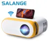 SALANGE Q11 Mini Portable Projector Native 1280 x 720p dla kina domowego Airplay Maircast Smart Phone Multimedia Video Beamer 231018