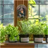 Садовые украшения Статуя гнома Эльф выходит из дерева Ее миниатюры Decoracion Jardin Внешние безделушки Украшение на открытом воздухе 230721 D Dhbpl