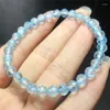 Bangle Natural Faceted Topaz Bracelet Fashion Gemstone Crystal Jewelry Women Healing Holiday Gift 1PCS 8.5MM