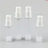 300 x 5 ml 10 ml petite bouteille de pompe à lotion sans air avec capuchon blanc transparent 1/3 oz mini pulvérisateur sans air de voyage emballage cosmétique bon Oepqp