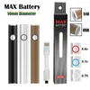 2023 Best verkochte batterij Patroonbatterijen met een diameter van 14 mm 650 mAh VoorverwarmenVaribale spanning Vape 510 draadbatterij Aangepast logo Dikke oliepatroonknop