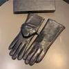 Mode Vrouw Lederen Designer Handschoenen Winter Handschuhe Wanten Dameshandschoen Vijf Vingers Wanten 2 Maat Ontwerpers Heren Handschoenen Met Doos