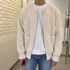 Erkek Sweaters 2023 Sonbahar ve Kış Tarzı hırka kazak moda trend örgü düz renk gevşek rahat 231018