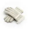 Fünf-Finger-Handschuhe, 100 % Schaffell, Winter-Fäustlinge für Damen und Herren, echtes Kaschmirfell, warme Handschuhe, Damen, Vollfinger, echtes Leder, 231017