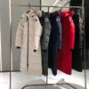 Canda Goose Giacca Donna Piumino in pelliccia Moda Parka lungo Cappotti Invernali Modello classico Piumini Designer Donna Puff Jacket Capispalla 651