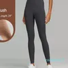 Pluszowe spodnie jogi z wysokim talią Kobiety jesienne zima fitness grube legginsy Pełna długość elastyczne biodra winda tszczącego szwu w kształcie szwu