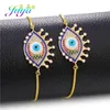 Charm Bracelets Juya Fashion Adjustable Chains Charms Shell Supplies For Women Greek Eye Hamsa Fatima Whole258A