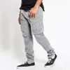 Мужские брюки с тонкими карманами, прямые брюки-карго для бега в стиле хип-хоп, шаровары, узкие мужские спортивные штаны, зимние комбинезоны