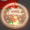 زخارف عيد الميلاد الحلي قلادة مصاصة مصابيح ملونة توهج الشجرة عيد الميلاد 2023 قلادة جديدة