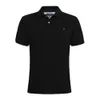 Tommyhilfiger Designer T-shirt Qualité originale Casual Couleur unie Lâche Grand Polo Hommes T-shirt à manches courtes Coton Revers brodés