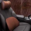 Cuscini di seduta Auto Collo Poggiatesta Cuscino Riposo Cuscino di supporto per la testa Auto Memory Foam traspirante Protezione a rimbalzo lento Cuscino lombare per auto Universale Q231018