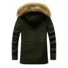 Parkas pour hommes Hommes Parka hiver épais chaud polaire manteaux à capuche col de fourrure pardessus mode manteau décontracté hommes en plein air Windpoof vêtements 231018