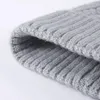 Berets 6 Farben Winter Warme Strickmütze für Männer Frauen Ski Outdoor Kpop Y2k Vintage Kabelkappen Stil 22B022