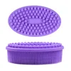 Brosse corporelle en Silicone, serviette de bain pour bébé, épurateur de corps en Silicone, épurateur de dos 122014