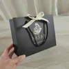 Cadeau Wrap 100x Sac en papier Coffrets cadeaux Emballage de produits Sac à main Personnaliser avec cadre Shopping Promotion Sacs Cadeaux de mariage Emballage 231017