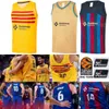 طباعة Barca Lassa Basketball Barcelona 19 Leandro Barbosa Jerseys 9 Ricky Rubio 11 Juan Carlos Navarro 33 Marc Gasol 16 Pau Gasol Shirt Baloncesto Blue Yellow Shirt