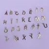 Anhänger Halsketten Mode A-Z Buchstabe Original 26 Alphabet vergoldet für Armband Halskette Zubehör DIY Frauen Name Schmuckherstellung