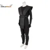 Cosplay Cosplay Mortal Kombat Noob Saibot Cosplay Kostüm Outfit Spiel Erwachsene Kostüm Ninja Schwarz Kämpfer Maske Kostüm OutfitCosplay