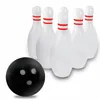 Set gonfiabile gigante da bowling Enormi birilli da 22 pollici e grandi 16 palline Ottimo gioco all'aperto per interni sul prato per bambini 231017