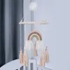 Mobiles Baby Crib Mobile Rattle Toys Handmade Boho Rainbow Star Tapestry Bed Bell Wind Chime Rattles born Kids Nursery Bedroom Decor 231017