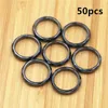 50pcs Fashion Grade AAA Quality 4 Mm Width Faceted Hematite Rings Band Sizes 5 Through 12 Men Womens Ring Jewelry252E