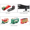 Weihnachtsdekorationen, Weihnachts-Elektrozug, Spielzeug-Schienenwagen, Mini-Eisenbahn-Gleisrahmen mit Tonlicht, Weihnachtsbaumdekorationen, Kinderspielzeug, Jahr, Weihnachtsgeschenk 231017