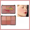 Palette de fard à joues surligneur, plateau de maquillage facile à colorier, correcteur éclaircissant pour le visage, plateau de baume de Contour pour filles