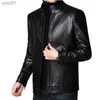 Hommes en cuir simili cuir Crocodile marque Vintage veste en cuir Streetwear jolie pochette vestes homme vêtements d'extérieur hommes veste de costume en cuir hommes Slim Fit CoatsL231018