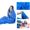 Sleeping Bags Portable Fleece Liner Sleeping Bags Outdoor Camping Tent Bed Travel Warm Sleeping Bag Liner Camping sport Accessories 231018