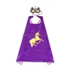 Dress Up Costume Mantello e maschera Set con zaino Dstring per bambini Festa di compleanno Bambini Costumi a doppio strato Consegna di goccia