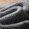 Pulls pour hommes 2023 automne/hiver pull en cachemire solide col rond laine épaissie lâche décontracté pull tricoté