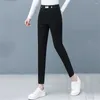 Kadınlar kot gündelik yüksek bel streç kadınlar büyük boyut 26-34 ince kalem vaqueros Kore denim tozluk 2023 bahar skinny pantolon