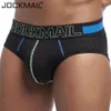 4 pezzi / lotto marca uomo intimo slip slip sexy pantaloncini a rete cava cueca gay indumenti da notte mutandine maschili cavallo traspirante cotone pene250d